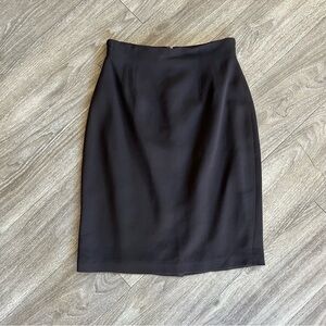 Anne Klein Dark Brown Tailored Pencil Skirt size 2